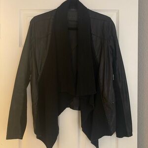 Women's Black Faux Leather Jacket